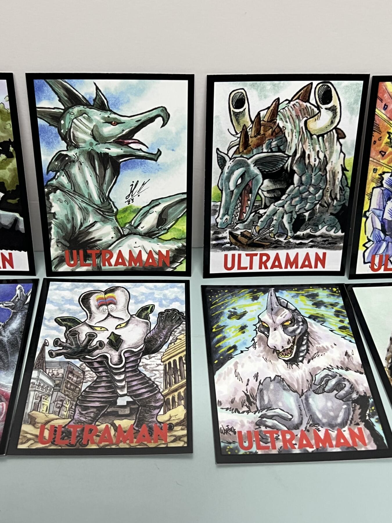 零元拍：RRParks Ultraman 归来的奥特曼 杰克奥特曼  圆谷公司 杰克奥特曼  手绘复刻卡 超人气怪兽很多 非常稀有 大比例 10张一起拍！编号见卡背 