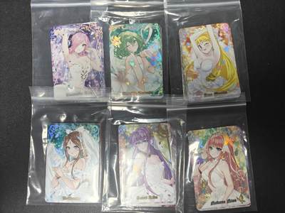 天玑星卡拍第124期《9.22周一截拍》持续收拍收评中 满赠卡需备注 - 骁骑营卡牌 女神花嫁 4-8弹 完结弹 54张 彩闪