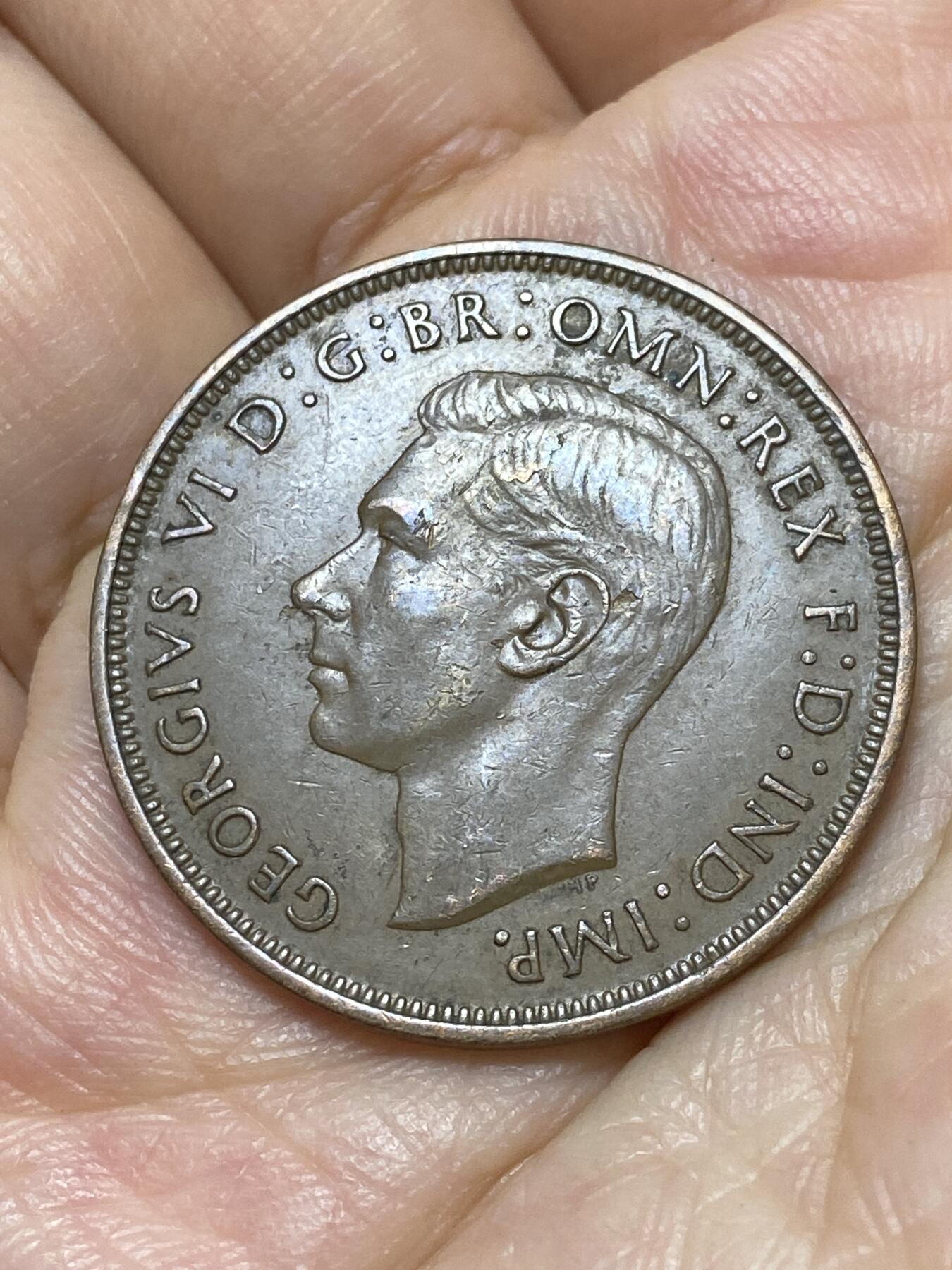 2025年第九十四场(总第一百二十场）外国好品散币(免佣金) 英国🇬🇧1938年1便士(乔治六世第一版)