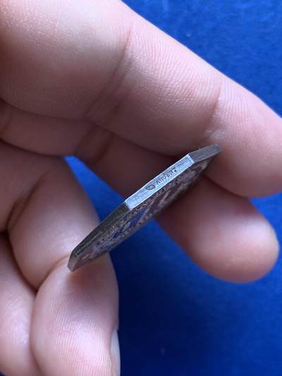 《竞宝斋》第420场 周日，周一，周二  3场连拍 （全场包邮） 法国1881年公正女神八角银质代币，丰饶角AR边铭，31mm，13.9克。