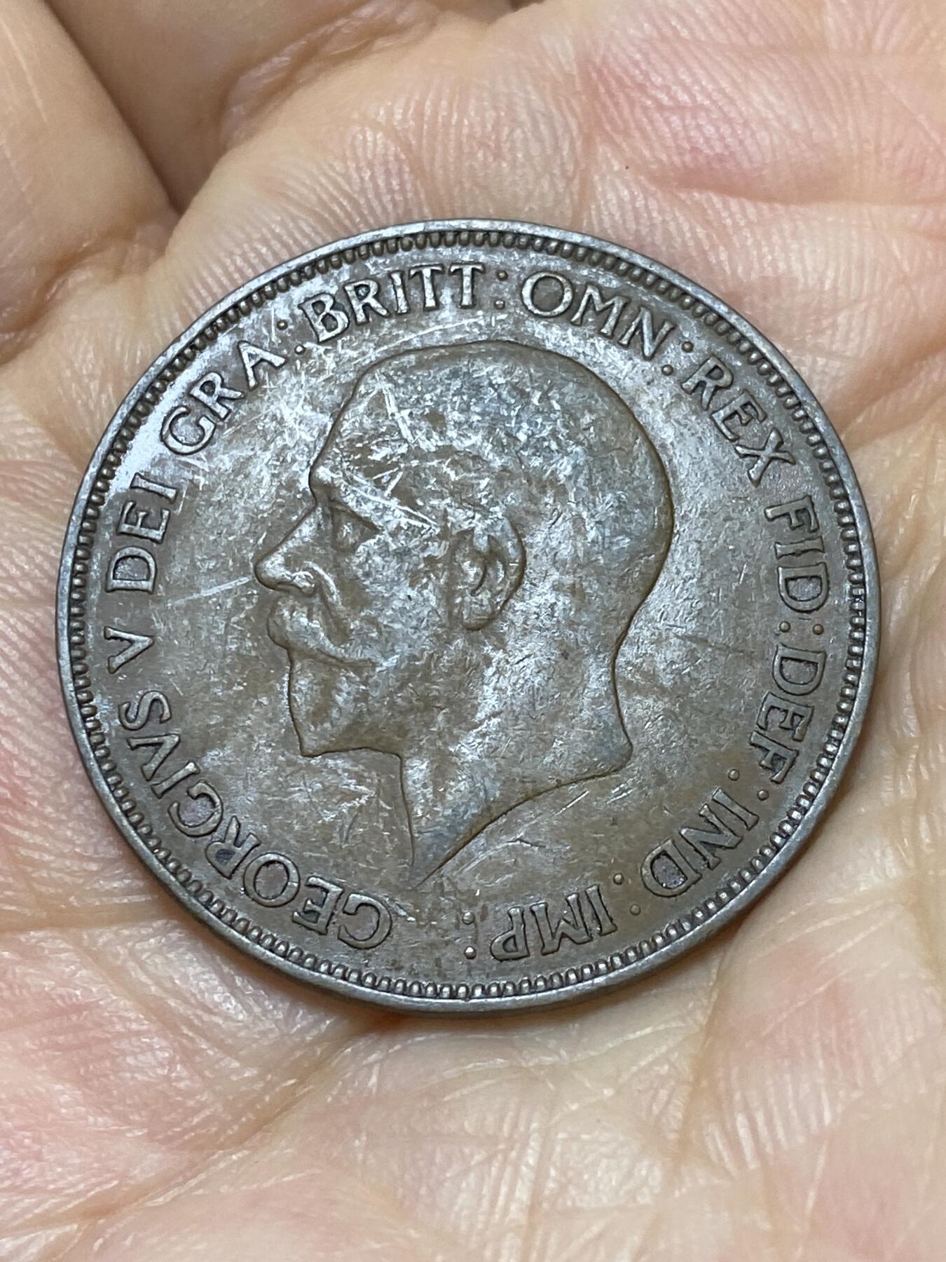 2025年第九十四场(总第一百二十场）外国好品散币(免佣金) 英国🇬🇧1936年1便士(乔治五世逝世年，第三版关门年)