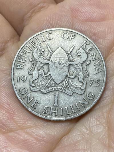 2025年第九十四场(总第一百二十场）外国好品散币(免佣金) - 肯尼亚🇰🇪1975年1先令(独立后第二套)