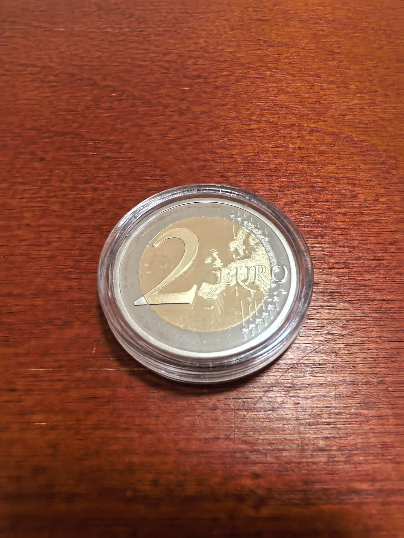 长老汇蛇年精选第五十场拍卖 2021希腊革命2欧元精制双金属币，1万枚，盒证全