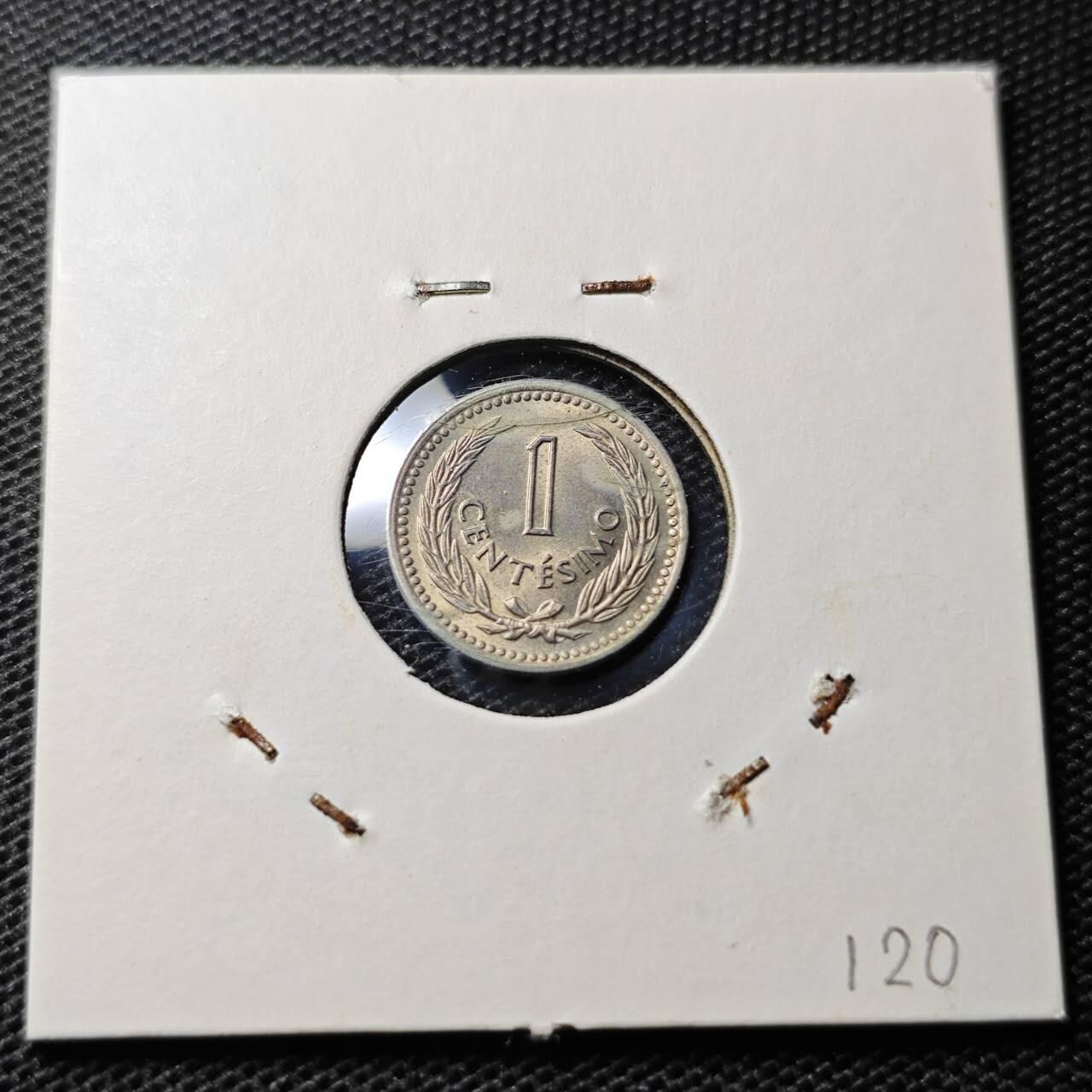KK钱币收藏小铺 第344场 2月预留时间 周末发货 1953乌拉圭1分 好品