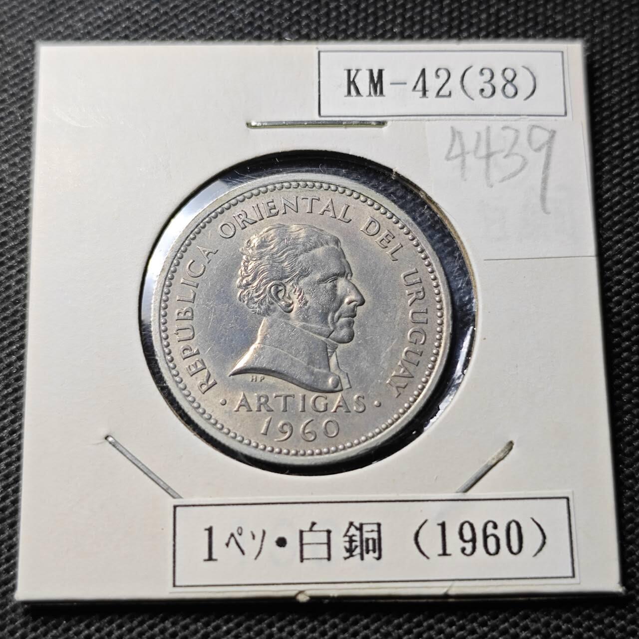 KK钱币收藏小铺 第344场 2月预留时间 周末发货  1960乌拉圭1比索