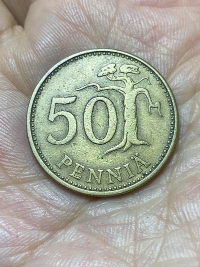 2025年第九十四场(总第一百二十场）外国好品散币(免佣金) - 芬兰🇫🇮1963年50盆尼(S标)