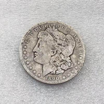 世界钱币专场拍卖 - 1890年美国摩根女神一美元银币 26.5克 90%银