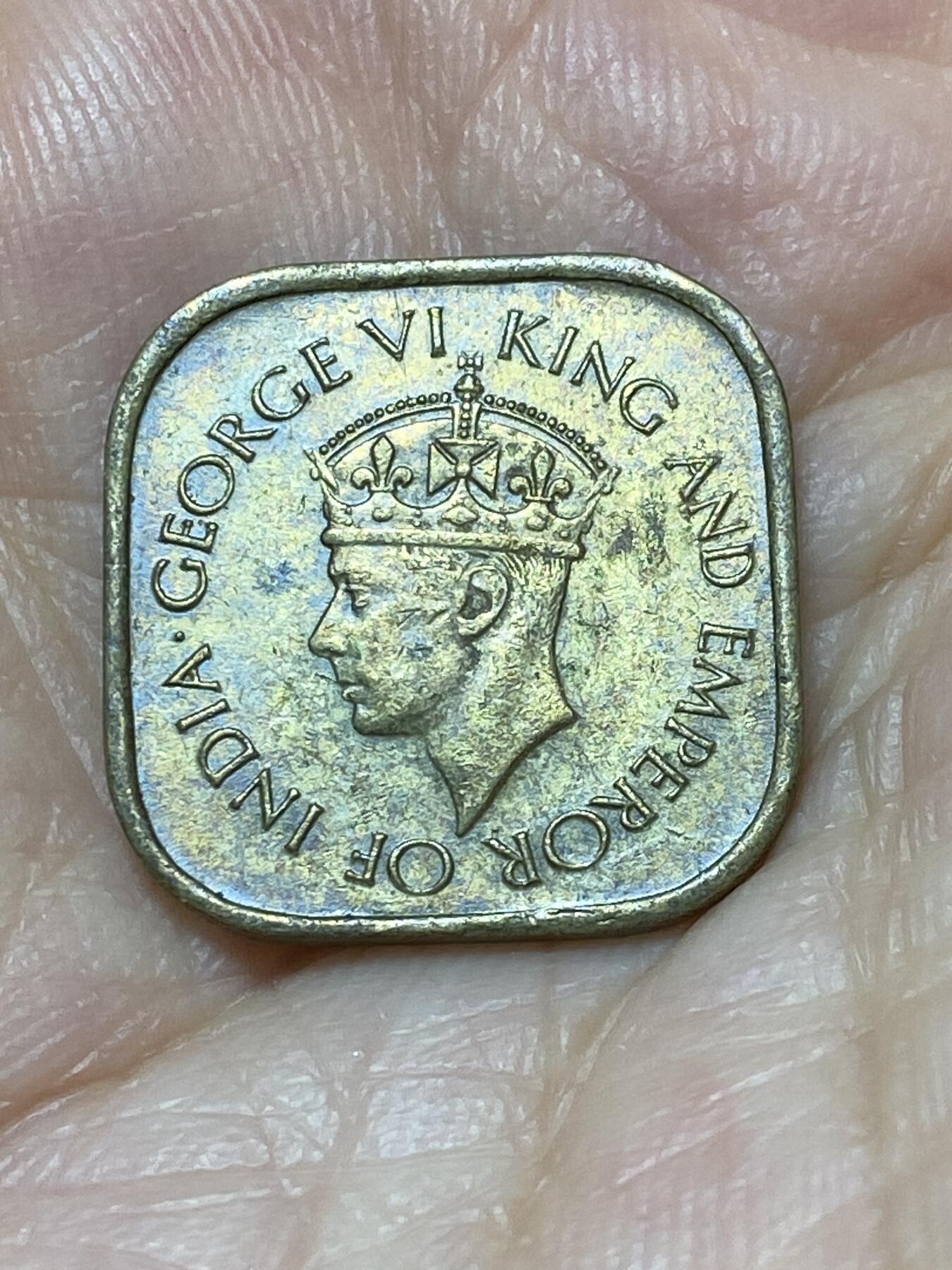 2025年第九十四场(总第一百二十场）外国好品散币(免佣金) 英属锡兰1944年5分(乔治六世第二版，首发年仅发行2年)