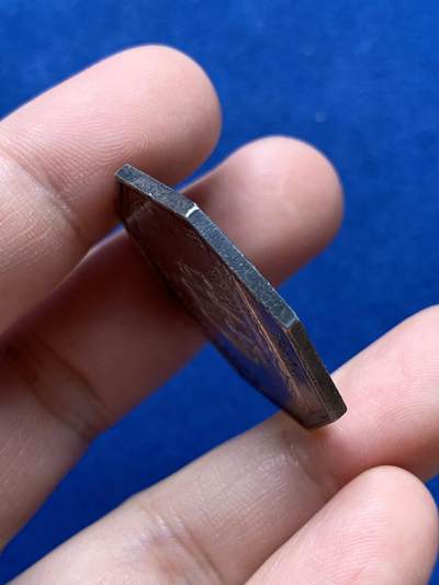 《竞宝斋》第420场 周日，周一，周二  3场连拍 （全场包邮） 法国路易十八头像巴黎证券交易所纪念八角银质代币，原铸无边铭，33.6mm，15.05克，少见品种。