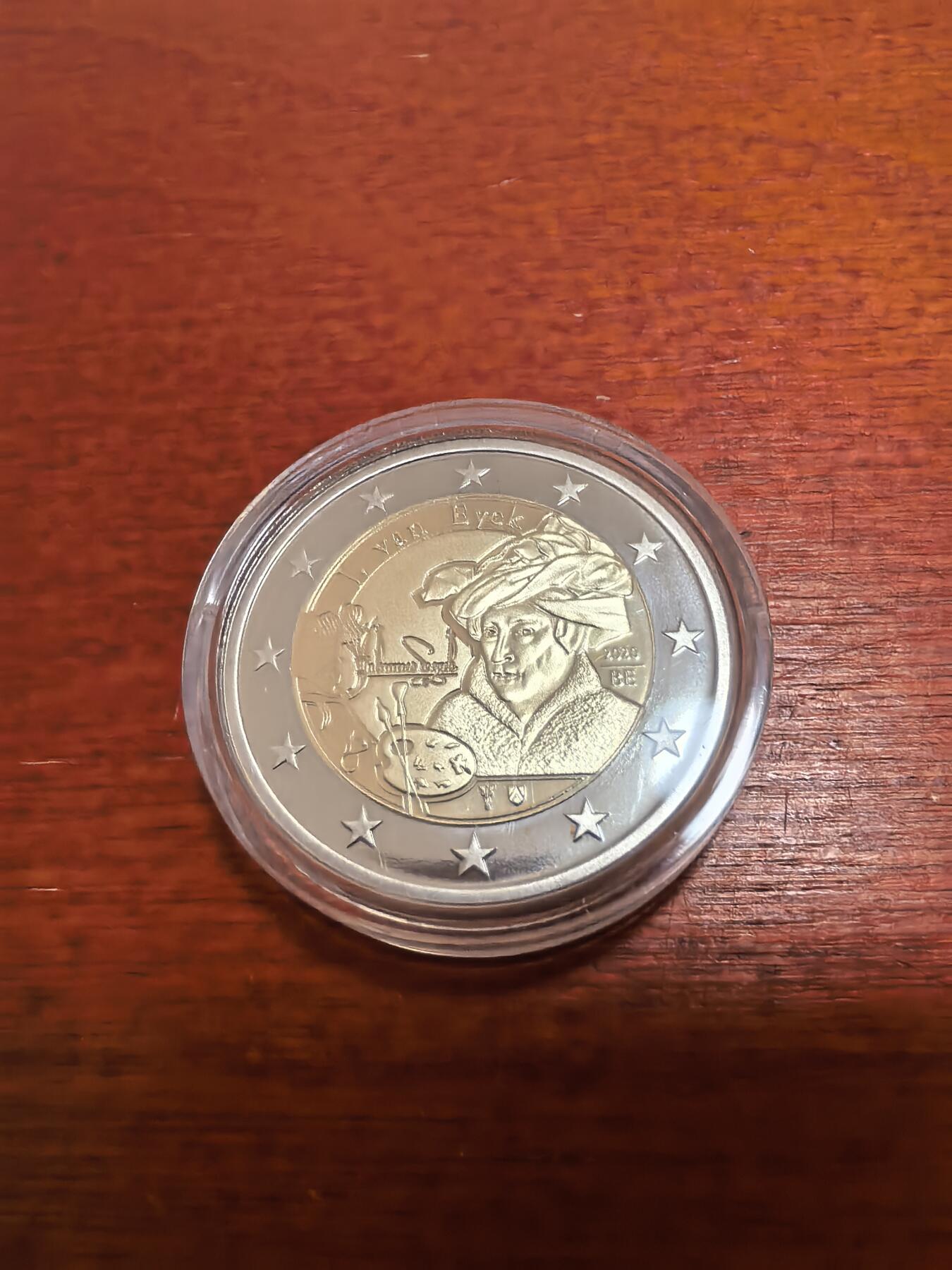长老汇蛇年精选第五十一场拍卖 2020比利时画家艾毅克2欧元精制双色币