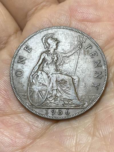 2025年第九十四场(总第一百二十场）外国好品散币(免佣金) - 英国🇬🇧1936年1便士(乔治五世逝世年，第三版关门年)