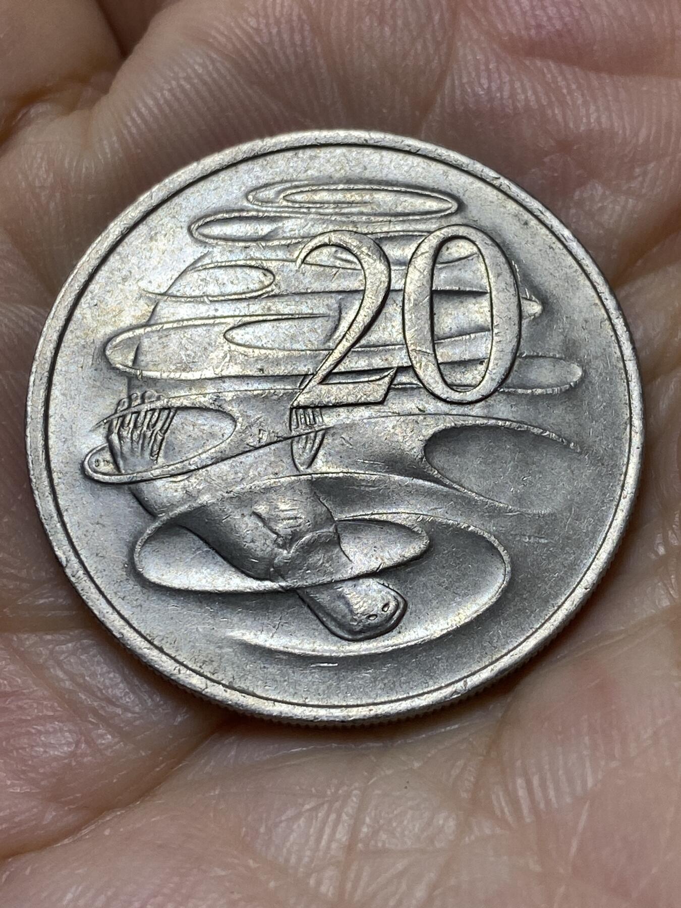 2025年第九十四场(总第一百二十场）外国好品散币(免佣金) 澳大利亚🇦🇺1980年20分(伊丽莎白二世中年花冠)