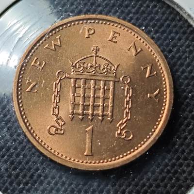 KK钱币收藏小铺 第342场 2月预留时间 周末发货 -  1973英国1便士好品