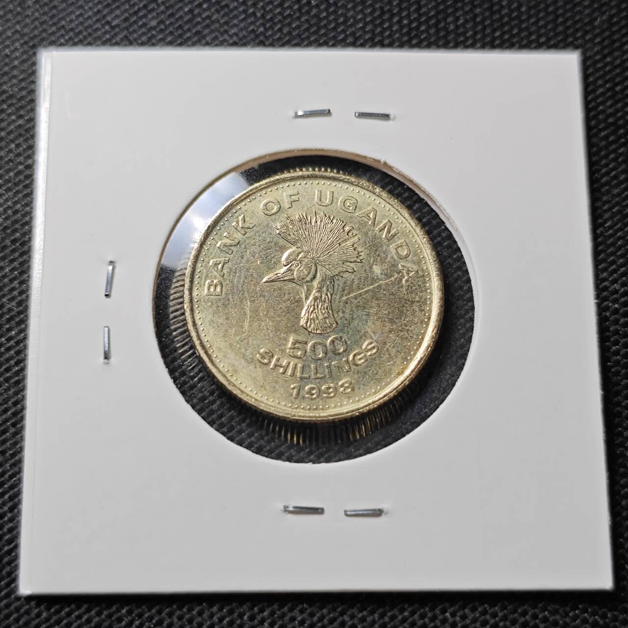 KK钱币收藏小铺 第344场 2月预留时间 周末发货 1998乌干达500先令 