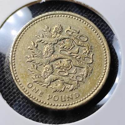 KK钱币收藏小铺 第343场 2月预留时间 周末发货 - 2002英国1镑 
