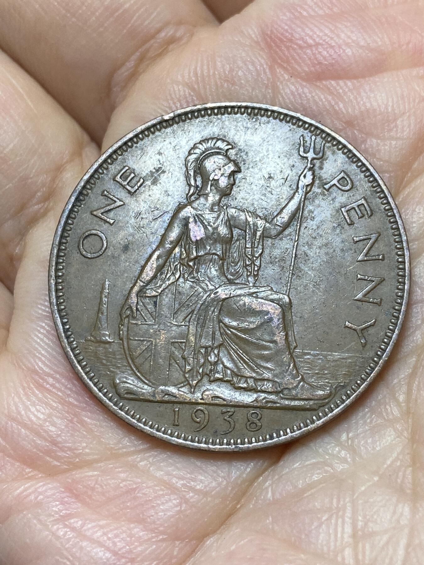 2025年第九十四场(总第一百二十场）外国好品散币(免佣金) 英国🇬🇧1938年1便士(乔治六世第一版)