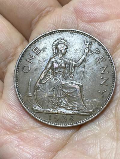 2025年第九十四场(总第一百二十场）外国好品散币(免佣金) - 英国🇬🇧1938年1便士(乔治六世第一版)