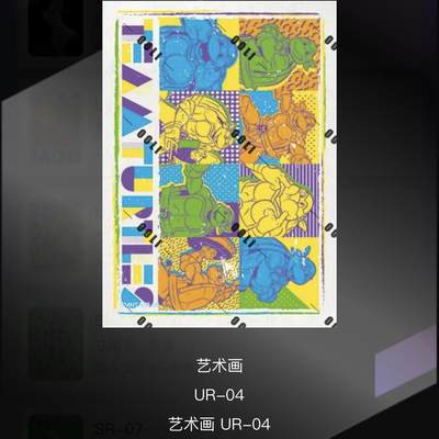 NO.10  每周好又多金牌大场，一站式配齐，方便凑单！（周6晚7点半截拍，卖家送拍0抽成！） - 焱卡 忍者神龟 UR04 1张 卡机转赠
