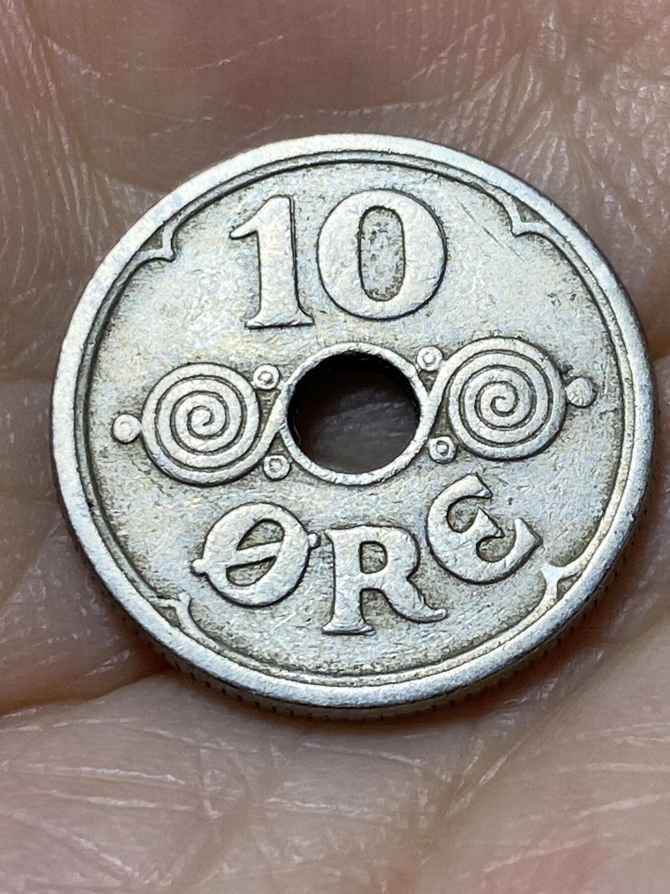 2025年第九十四场(总第一百二十场）外国好品散币(免佣金) 少见–丹麦🇩🇰1926年10欧尔(克里斯蒂安十世第四版，关门年仅发行3年)