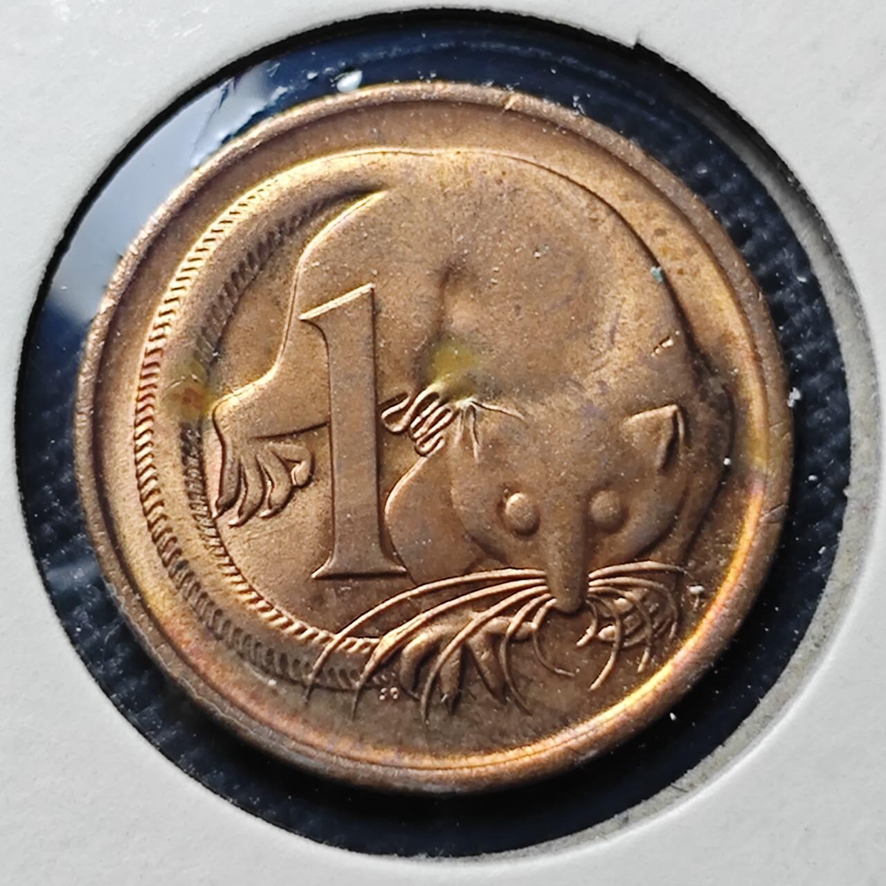 KK钱币收藏小铺 第343场 2月预留时间 周末发货  1976澳大利亚1分 好品