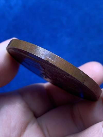 《竞宝斋》第420场 周日，周一，周二  3场连拍 （全场包邮） 法国播种者农业铜章 蜜蜂铜标 64.5克 50.7mm