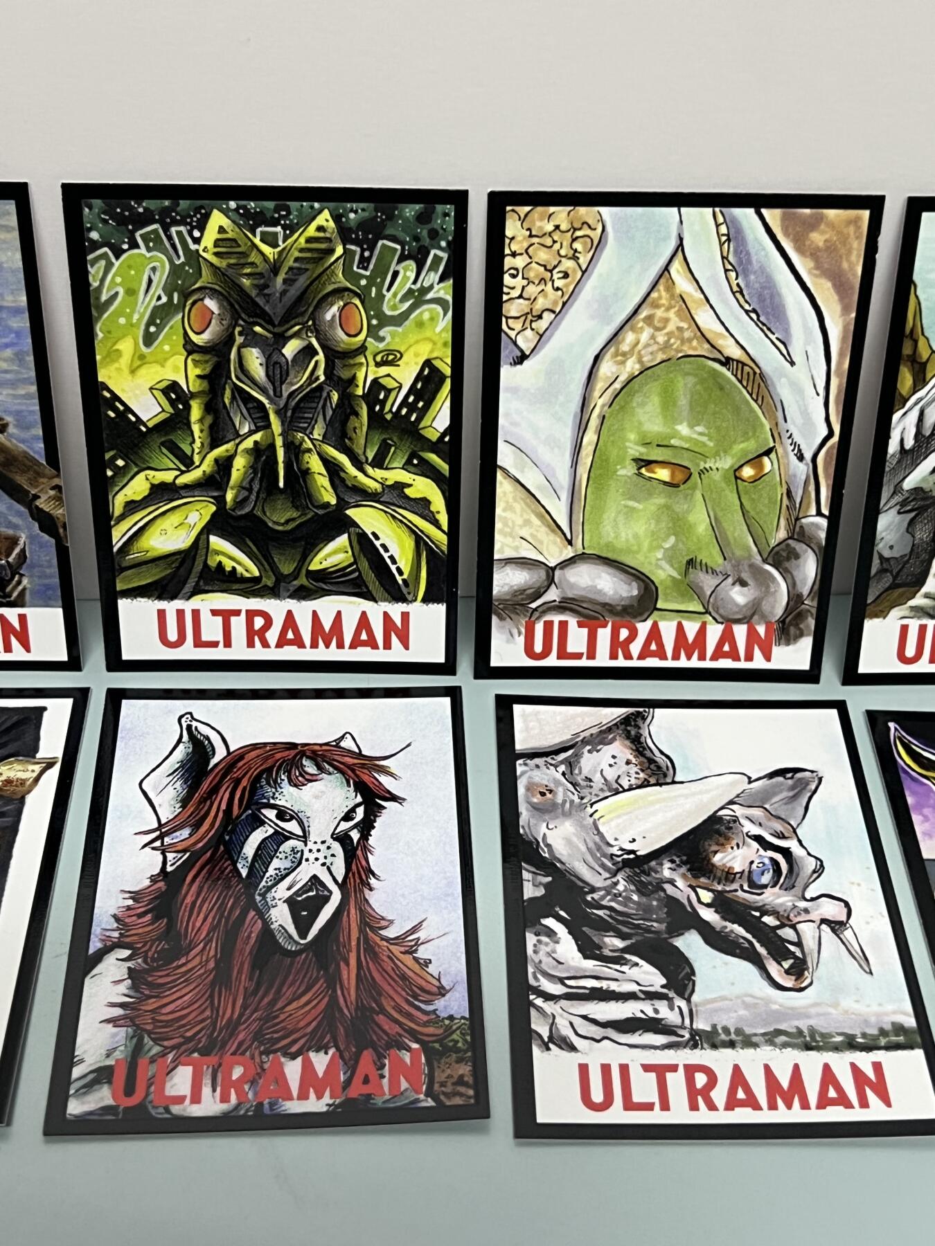 零元拍：RRParks Ultraman 归来的奥特曼 杰克奥特曼  圆谷公司 杰克奥特曼  手绘复刻卡 超人气怪兽很多 非常稀有 大比例 10张一起拍！编号见卡背 