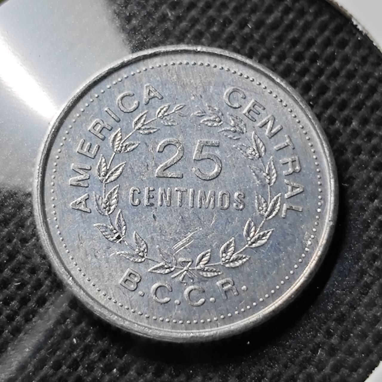 KK钱币收藏小铺 第342场 2月预留时间 周末发货  1983哥斯达黎加25