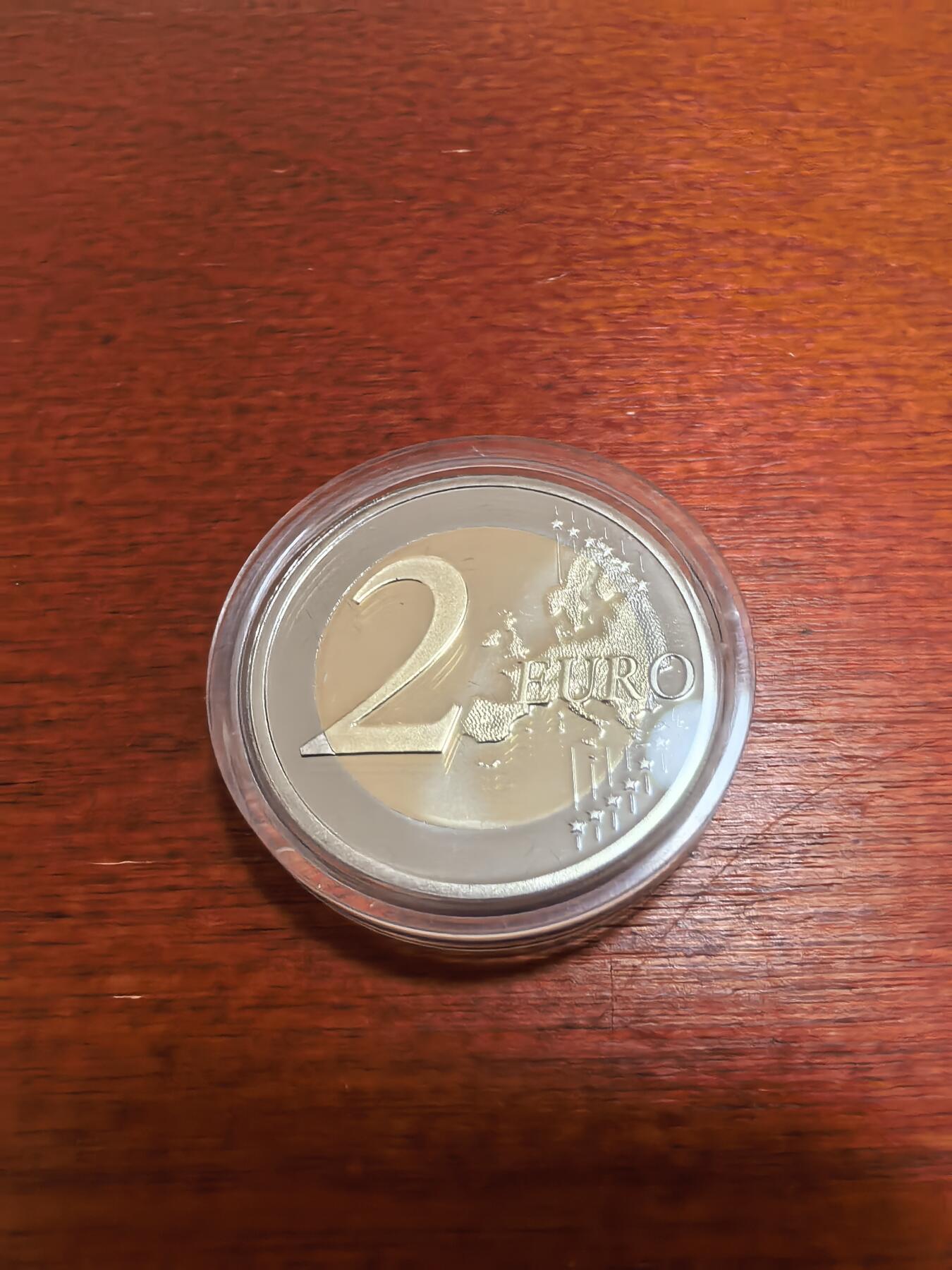 长老汇蛇年精选第五十一场拍卖 2020比利时画家艾毅克2欧元精制双色币