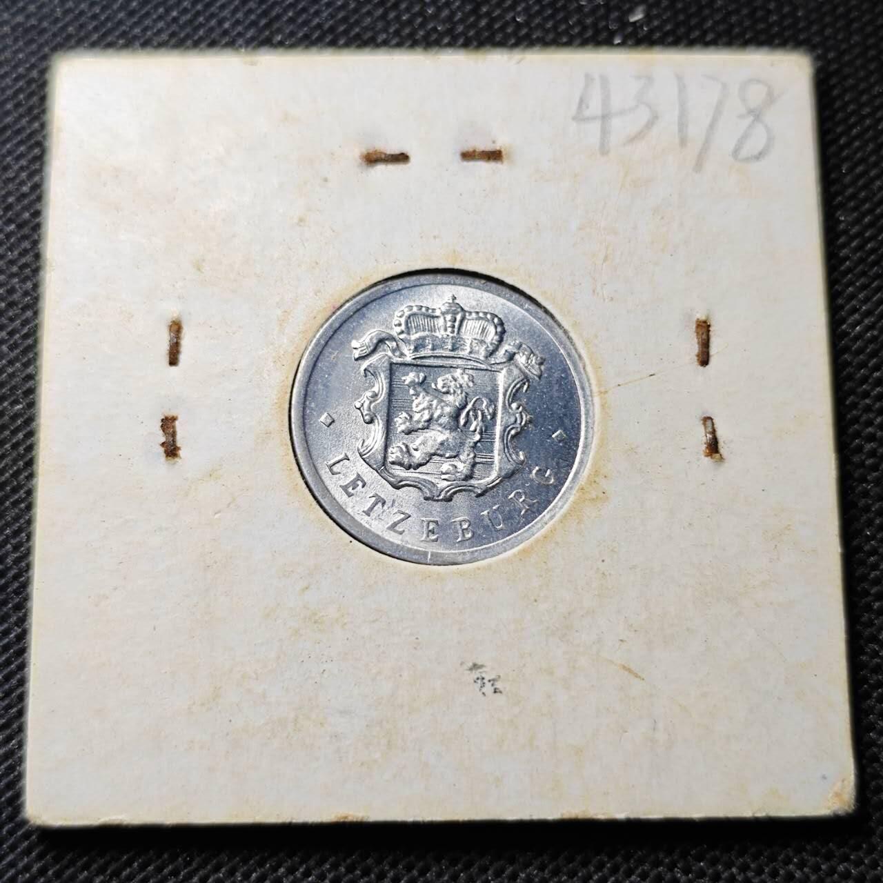 KK钱币收藏小铺 第343场 2月预留时间 周末发货 1967卢森堡25分 好品
