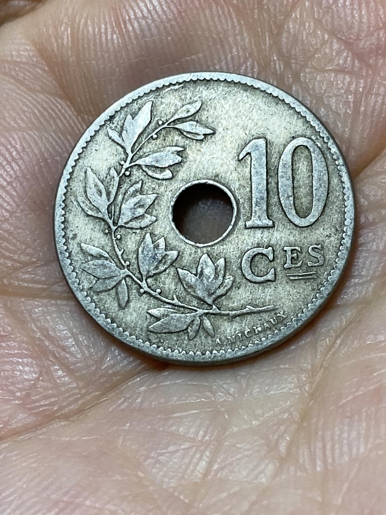 2025年第九十四场(总第一百二十场）外国好品散币(免佣金) 比利时🇧🇪1904年10分(利奥波德二世时期，法语版)
