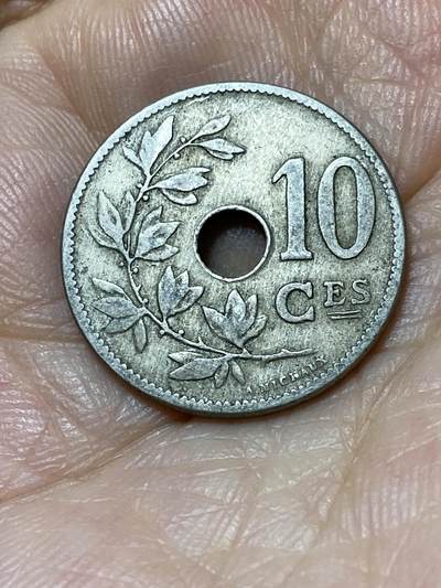 2025年第九十四场(总第一百二十场）外国好品散币(免佣金) - 比利时🇧🇪1904年10分(利奥波德二世时期，法语版)