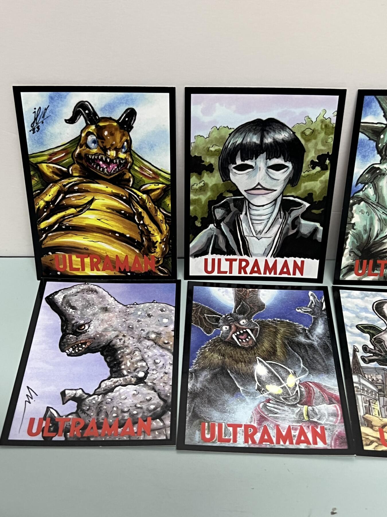 零元拍：RRParks Ultraman 归来的奥特曼 杰克奥特曼  圆谷公司 杰克奥特曼  手绘复刻卡 超人气怪兽很多 非常稀有 大比例 10张一起拍！编号见卡背 