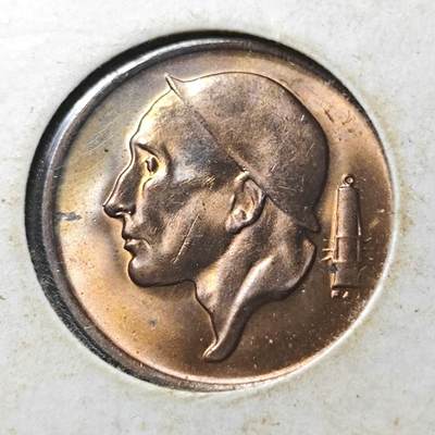 KK钱币收藏小铺 第343场 2月预留时间 周末发货 - 1970比利时50分 好品铜币