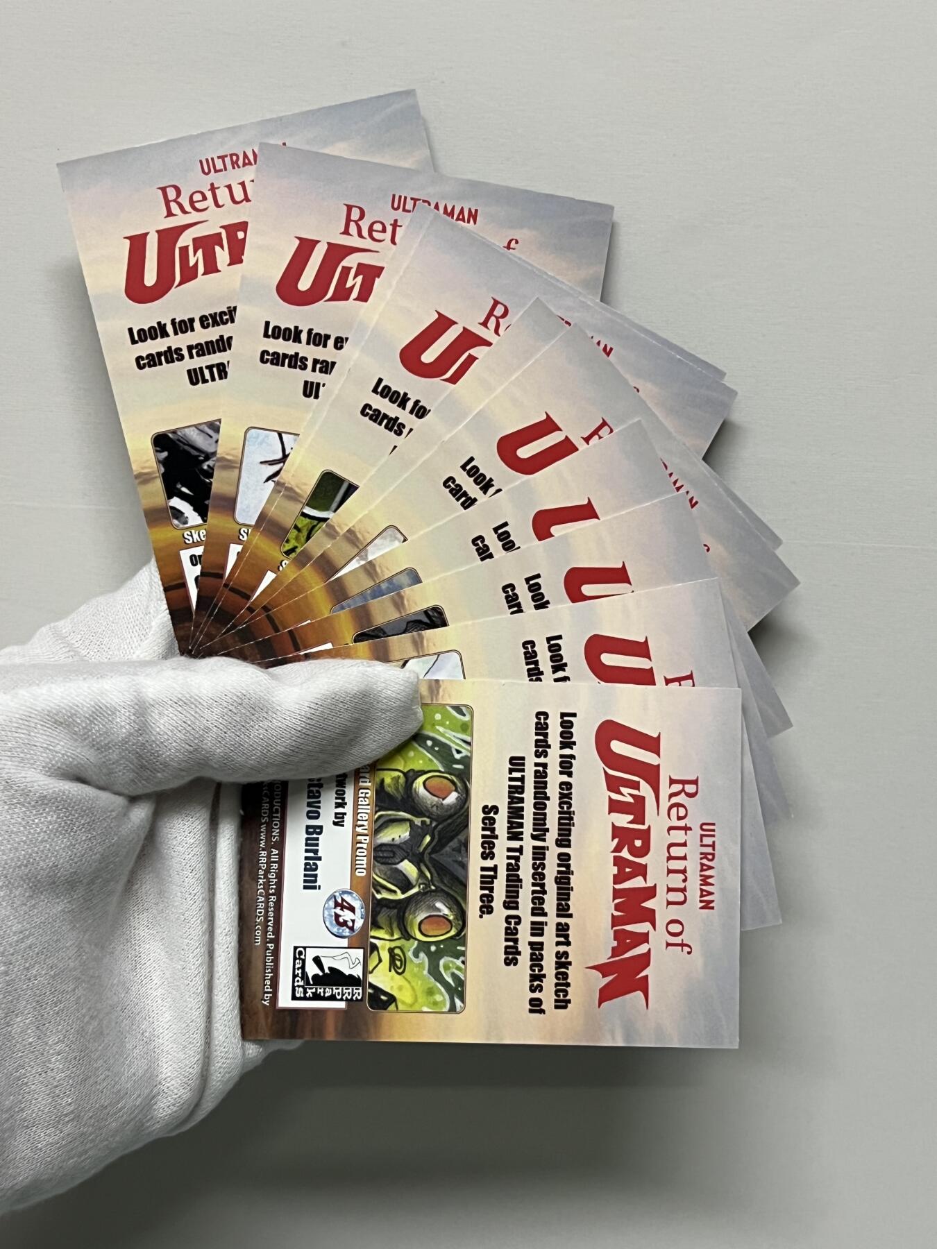 零元拍：RRParks Ultraman 归来的奥特曼 杰克奥特曼  圆谷公司 杰克奥特曼  手绘复刻卡 超人气怪兽很多 非常稀有 大比例 10张一起拍！编号见卡背 