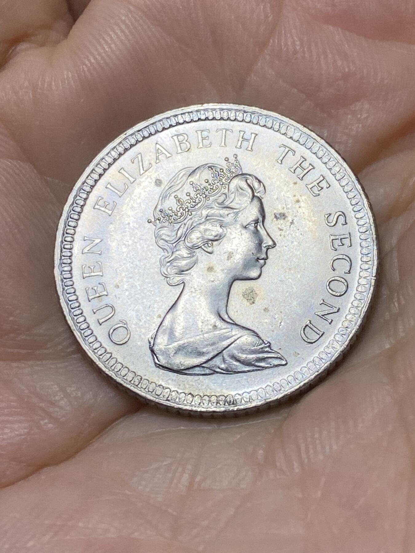 2025年第九十四场(总第一百二十场）外国好品散币(免佣金) 英占福兰克群岛1998年10便士(伊丽莎白二世中年花冠，第一套第二版，缩小尺寸版)