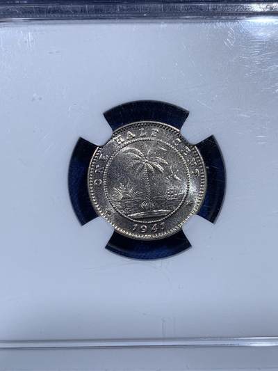 《竞宝斋》第420场 周日，周一，周二  3场连拍 （全场包邮） 3枚一组 NGC MS63-64利比里亚1941年大象(1分MS非常少见）