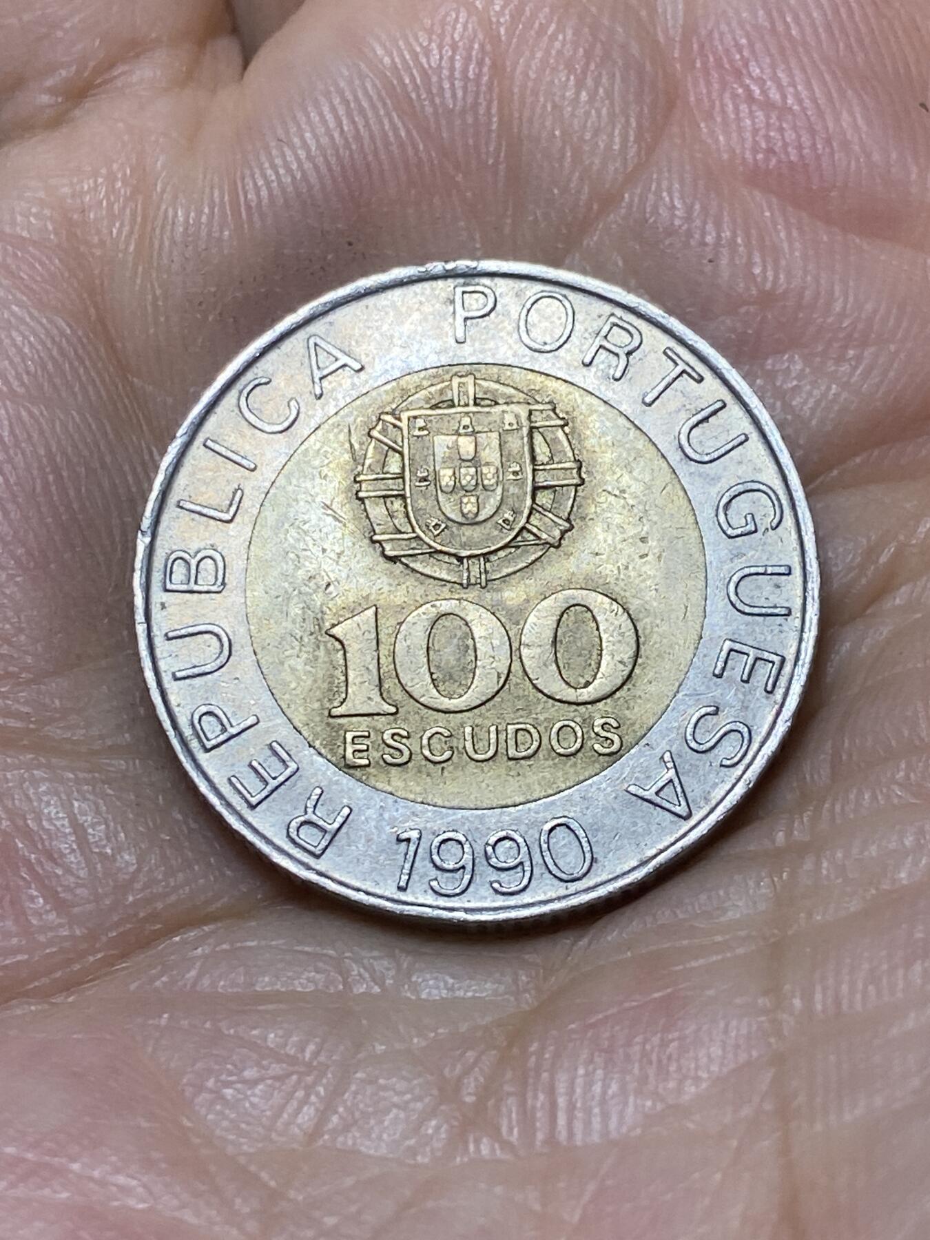 2025年第九十四场(总第一百二十场）外国好品散币(免佣金) 葡萄牙🇵🇹1990年100埃斯库多(共和国时期第六套)