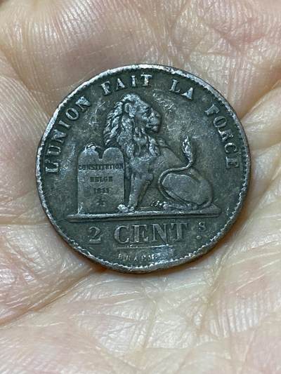 2025年第九十四场(总第一百二十场）外国好品散币(免佣金) - 比利时🇧🇪1876年2分(利奥波德二世，第一版关门年)