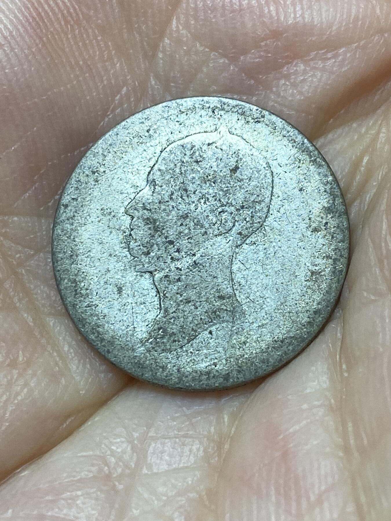 2025年第九十四场(总第一百二十场）外国好品散币(免佣金) 荷兰🇳🇱1849年25分银币(威廉二世时期，关门年仅发行2年，640银)