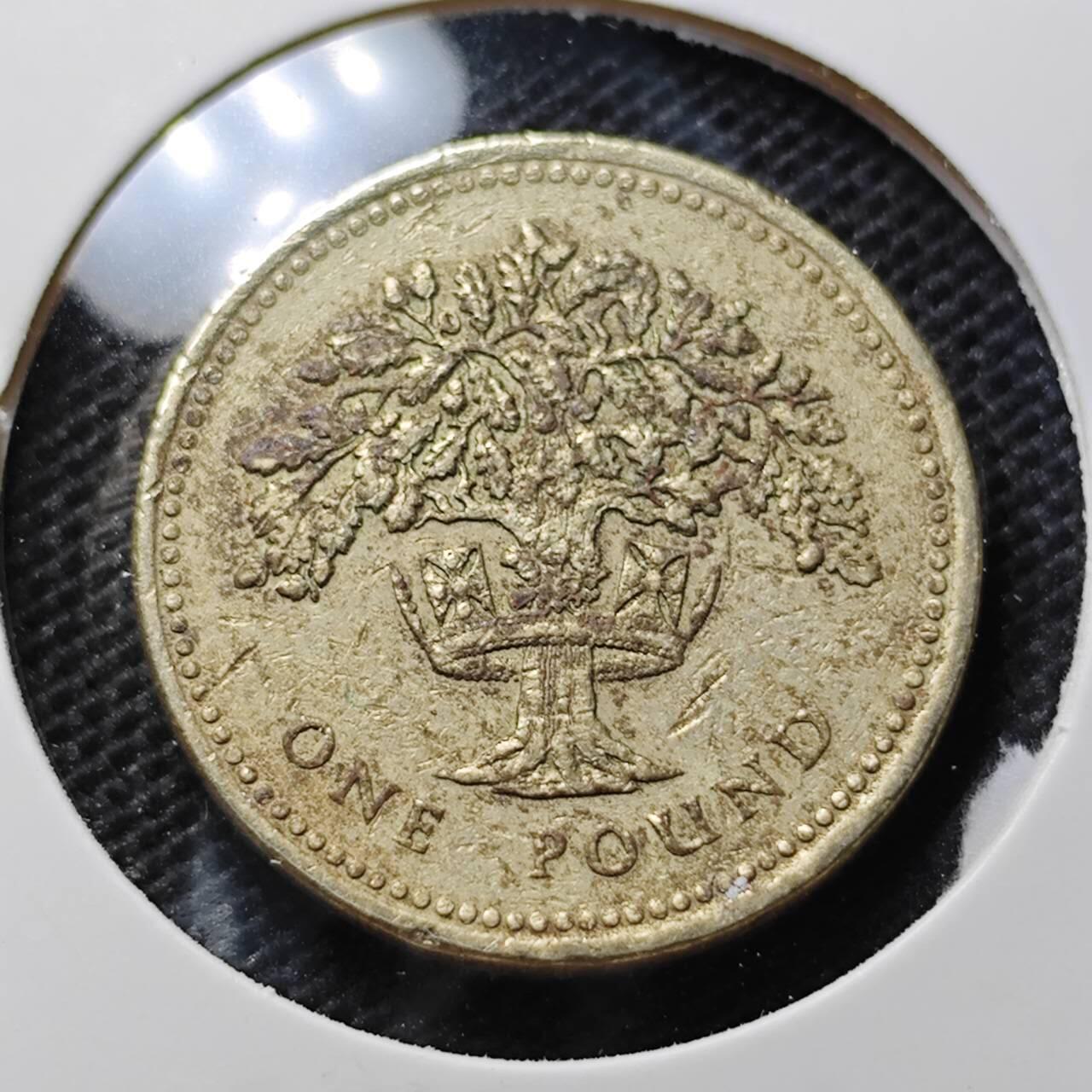 KK钱币收藏小铺 第343场 2月预留时间 周末发货 1987英国1英镑 