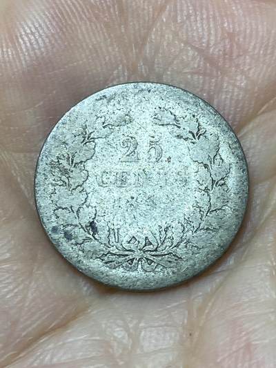 2025年第九十四场(总第一百二十场）外国好品散币(免佣金) - 荷兰🇳🇱1849年25分银币(威廉二世时期，关门年仅发行2年，640银)