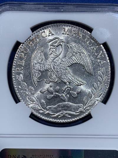 《竞宝斋》第420场 周日，周一，周二  3场连拍 （全场包邮） NGC MS63 墨西哥 1879 GO SM版 花边鹰洋 转光犀利 很不错的藏品