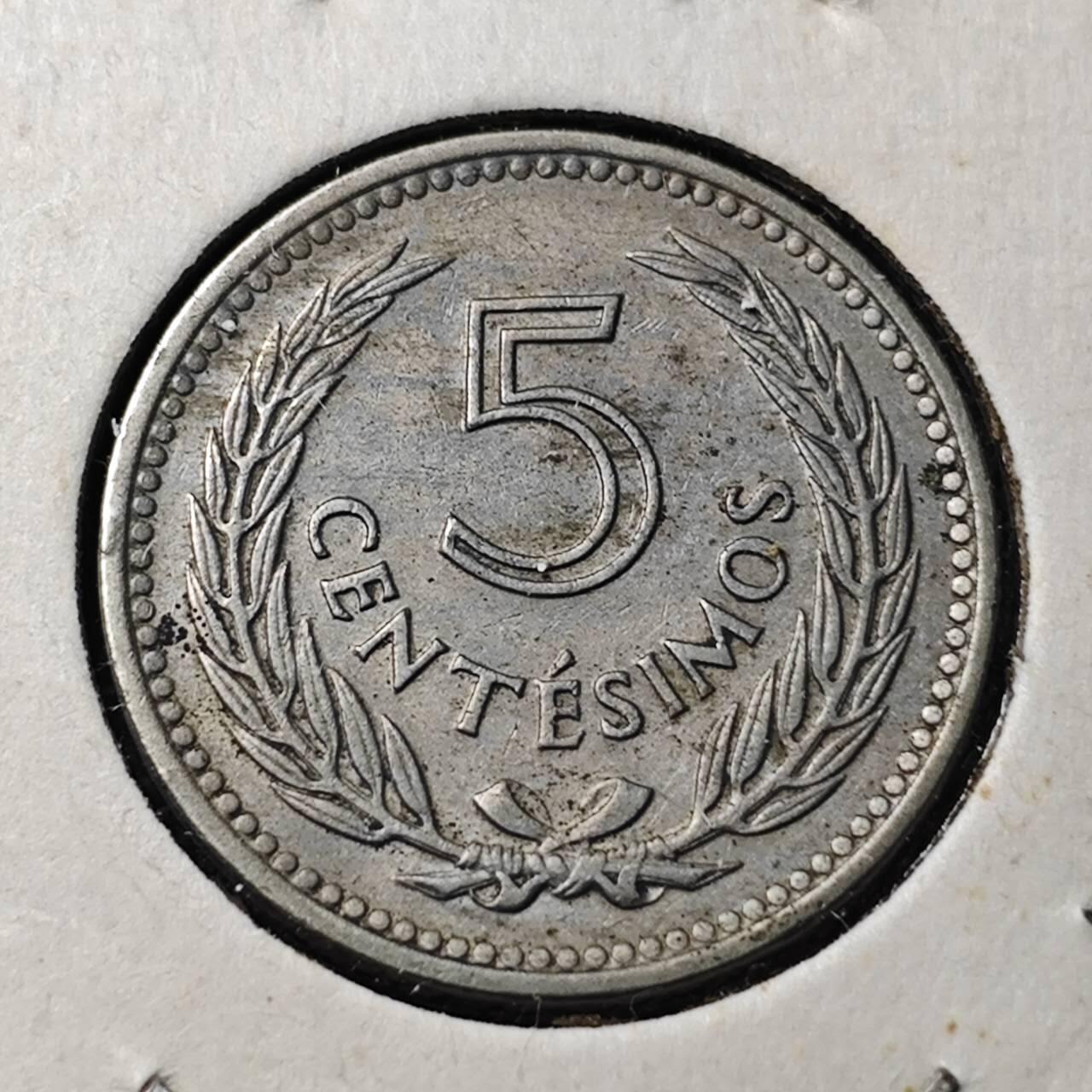 KK钱币收藏小铺 第344场 2月预留时间 周末发货 1953乌拉圭5分 