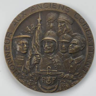掌中浮雕-藏着的欧洲第036场 - 1931年法国巴黎殖民博览会纪念铜章，50mm