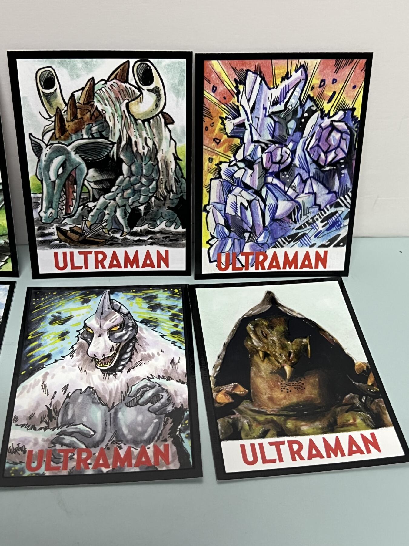 零元拍：RRParks Ultraman 归来的奥特曼 杰克奥特曼  圆谷公司 杰克奥特曼  手绘复刻卡 超人气怪兽很多 非常稀有 大比例 10张一起拍！编号见卡背 