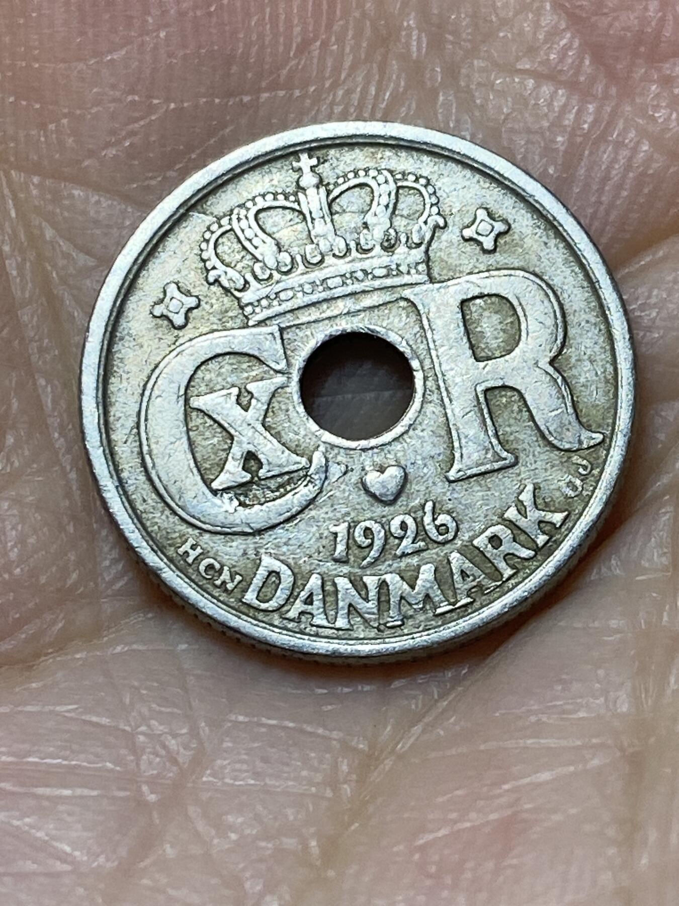 2025年第九十四场(总第一百二十场）外国好品散币(免佣金) 少见–丹麦🇩🇰1926年10欧尔(克里斯蒂安十世第四版，关门年仅发行3年)