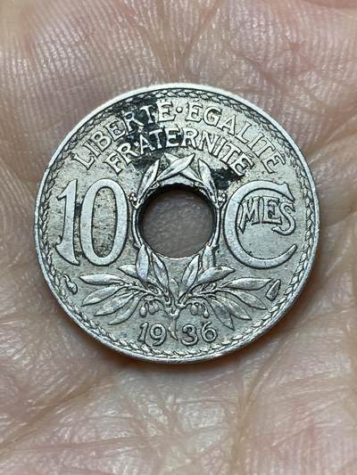2025年第九十四场(总第一百二十场）外国好品散币(免佣金) - 法兰西第三共和国1936年10生丁