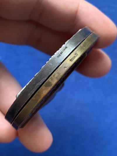 《竞宝斋》第420场 周日，周一，周二  3场连拍 （全场包邮） 两枚一组 法国电力与煤气公司纪念铜章 总重约152.5克 54mm