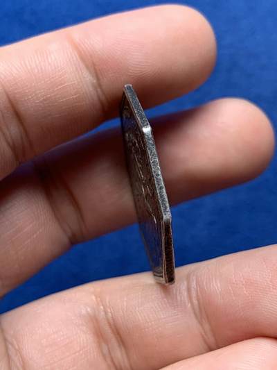 《竞宝斋》第420场 周日，周一，周二  3场连拍 （全场包邮） 法国邮政八角银质代币 32mm 12.85克 早期无边铭 双面深包浆 细节见图