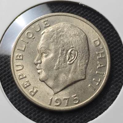 KK钱币收藏小铺 第343场 2月预留时间 周末发货 - 1975海地10生丁 好品